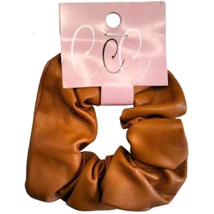 Set of 3 Hair Elastics for Women Half Skin and Half Fabric Strong Elastic Hair Hold Easy and Comfortable All Day - Image 2